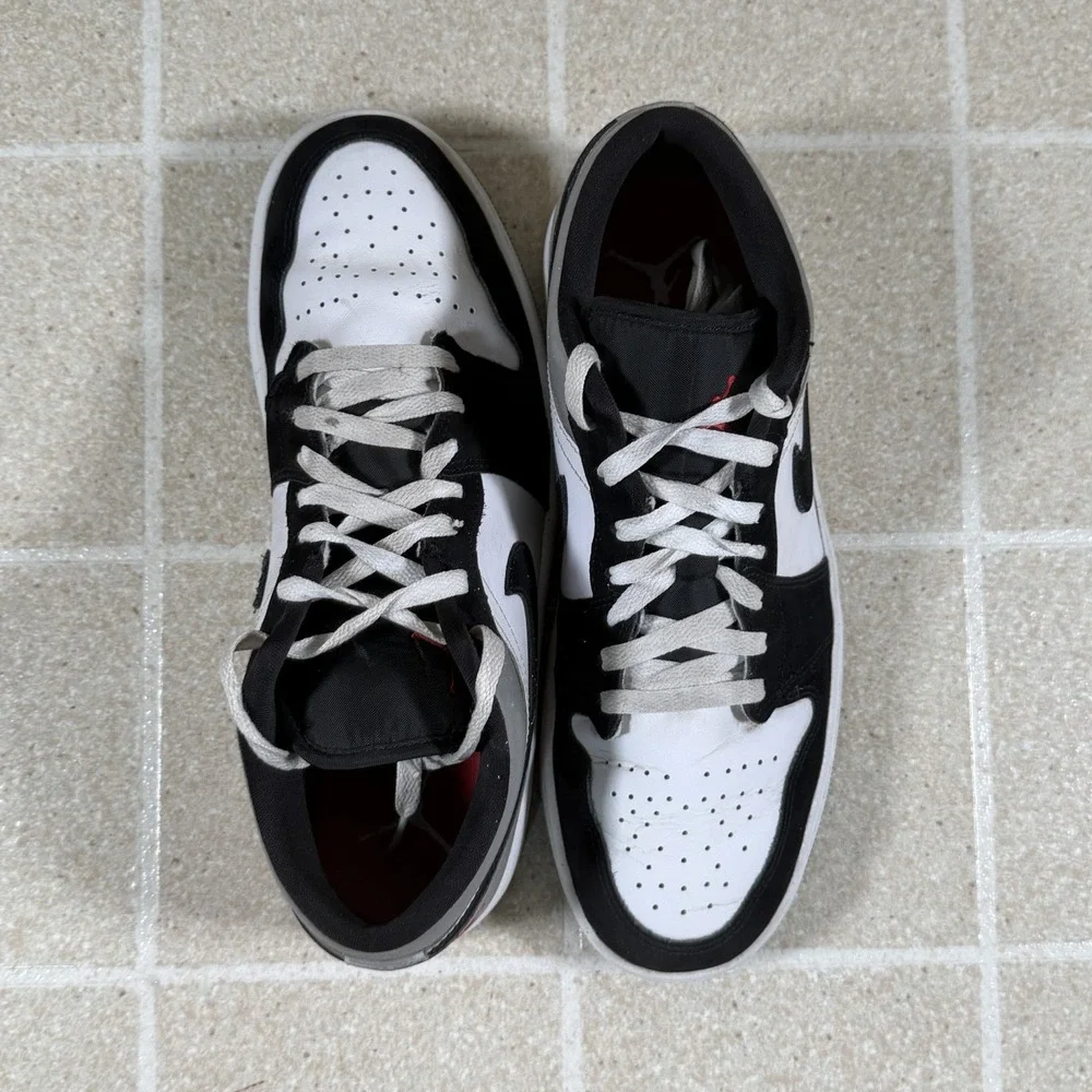 Nike Air Jordan 1 Low SE White Fire Red Black Matte Silver HF3148-106 Mens 10
